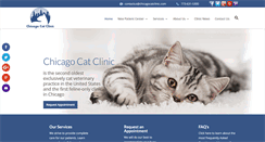 Desktop Screenshot of chicagocatclinic.com